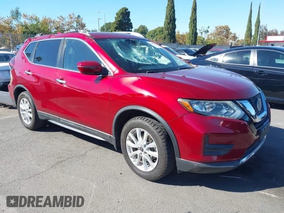 ✅ 2018 Nissan Rogue SV • VIN: 5N1AT2MT4JC705388 • Lot: 43491625. Listed on IAAI with 49,318 mi. Free auction sales archive from the USA and detailed vehicle history report at DreamBid. Image 1.