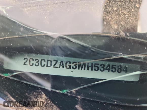 ✅ 2021 Dodge Challenger SXT • VIN: 2C3CDZAG3MH534584 • Лот: 85549145. Опубликован ранее на Copart с пробегом 80 662 миль. Бесплатный доступ к архиву аукционных продаж из США и подробный отчёт об истории автомобиля на DreamBid. Изображение 13.