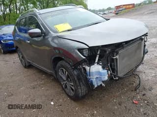 ✅ 2017 Nissan Rogue SL • VIN: 5N1AT2MT9HC747002 • Lot: 42284884. Listed on IAAI with 107,061 mi. Free auction sales archive from the USA and detailed vehicle history report at DreamBid. Image 1.