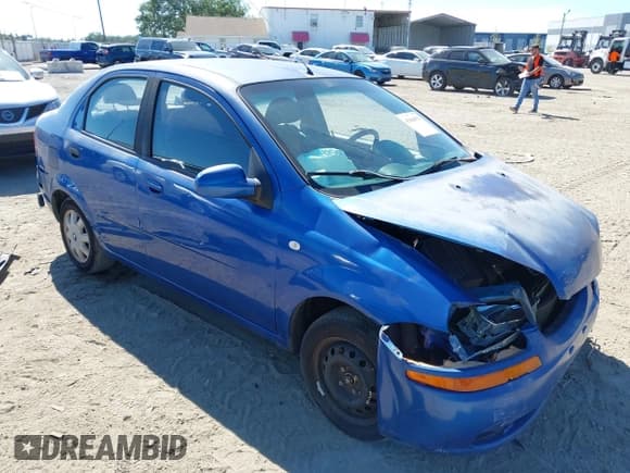 ✅ 2005 Chevrolet Aveo LS • VIN: KL1TD526X5B399695 • Lot: 42048951. Listed on IAAI with 128,466 mi. Free auction sales archive from the USA and detailed vehicle history report at DreamBid. Image 1.