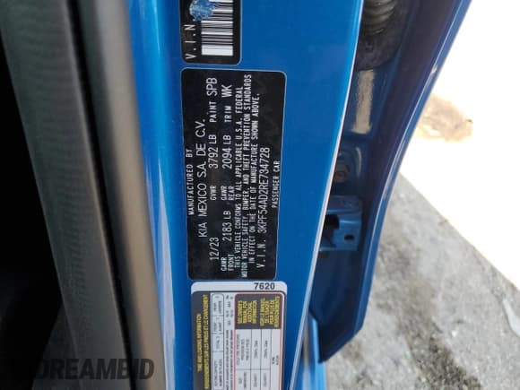 ✅ 2024 Kia Forte GT-Line • VIN: 3KPF54AD2RE734728 • Лот: 72099675. Опубликован ранее на Copart с пробегом 16 186 миль. Бесплатный доступ к архиву аукционных продаж из США и подробный отчёт об истории автомобиля на DreamBid. Изображение 12.