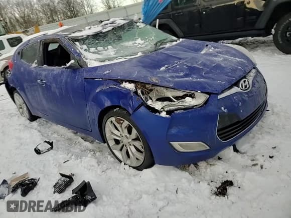 ✅ 2012 Hyundai Veloster w/Gray Int • VIN: KMHTC6AD8CU062585 • Lot: 88323585. Listed on Copart with Not provided. Free auction sales archive from the USA and detailed vehicle history report at DreamBid. Image 14.