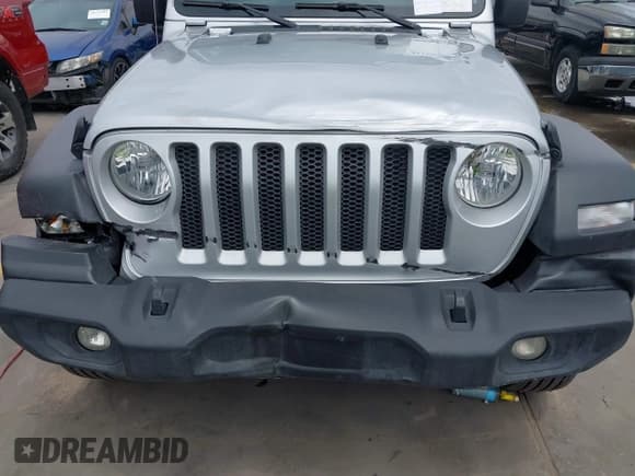 ✅ 2023 Jeep Wrangler Sport • VIN: 1C4HJXDG2PW508235 • Lot: 42127823. Listed on IAAI with 25,069 mi. Free auction sales archive from the USA and detailed vehicle history report at DreamBid. Image 6.