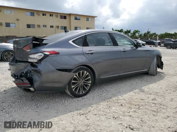 2016 Hyundai Genesis 3.8L z VIN KMHGN4JEXGU118069, wystawiony jako Copart lot #73530524 z przebiegiem 119 111 mil mil oraz Szkoda całkowita • Salvage title. Historia ofert i sprzedaży dostępna na DreamBid. Obrazek 3.