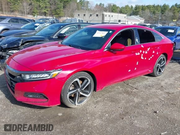 ✅ 2019 Honda Accord Sport • VIN: 1HGCV1F3XKA165610 • Лот: 41917857. Опубликован ранее на IAAI с пробегом 49 284 миль. Бесплатный доступ к архиву аукционных продаж из США и подробный отчёт об истории автомобиля на DreamBid. Изображение 2.