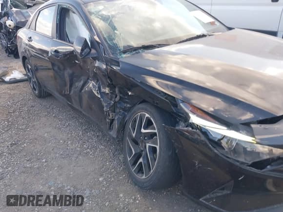 ✅ 2023 Hyundai Elantra SEL • VIN: KMHLS4AGXPU549102 • Lot: 43411717. Listed on IAAI with 33,744 mi. Free auction sales archive from the USA and detailed vehicle history report at DreamBid. Image 6.