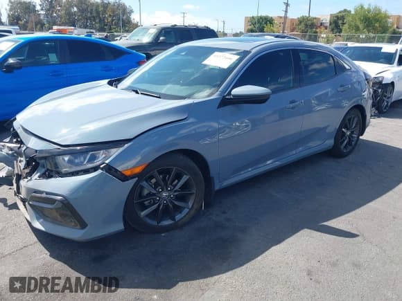 ✅ 2020 Honda Civic EX • VIN: SHHFK7H61LU408582 • Лот: 43372446. Опубликован ранее на IAAI с пробегом 74 972 миль. Бесплатный доступ к архиву аукционных продаж из США и подробный отчёт об истории автомобиля на DreamBid. Изображение 2.