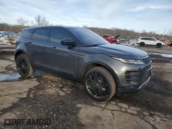 ✅ 2020 Land Rover Range Rover Evoque R-Dynamic SE • VIN: SALZL2GX3LH097559 • Lot: 45663445. Listed on Copart with 25,748 mi. Free auction sales archive from the USA and detailed vehicle history report at DreamBid. Image 4.