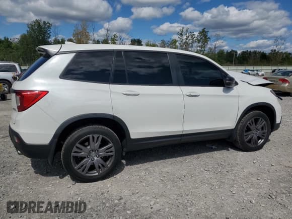 ✅ 2021 Honda Passport EX-L • VIN: 5FNYF8H5XMB001471 • Lot: 71851555. Listed on Copart with 43,452 mi. Free auction sales archive from the USA and detailed vehicle history report at DreamBid. Image 3.