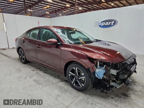 ✅ 2024 Nissan Sentra SV • VIN: 3N1AB8CVXRY301725 • Lot: 94175515. Listed on Copart with 50,799 mi. Free auction sales archive from the USA and detailed vehicle history report at DreamBid. Image 4.