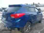 2014 Hyundai Tucson Limited with VIN KM8JUCAG1EU923895, listed as a IAAI auction lot 43296605 with 259,486 mi miles and . Bid and sale history available at DreamBid. Image 4.