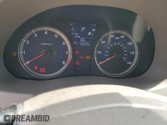 ✅ 2014 Hyundai Accent GLS • VIN: KMHCT4AE4EU776892 • Лот: 63093664. Опубликован ранее на Copart с пробегом 110 655 миль. Бесплатный доступ к архиву аукционных продаж из США и подробный отчёт об истории автомобиля на DreamBid. Изображение 9.