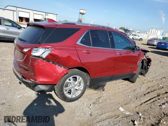 2020 Chevrolet Equinox Premier z VIN 3GNAXXEV9LS662029, wystawiony jako Copart lot #81229335 z przebiegiem 36 083 mil mil oraz Szkoda całkowita • Salvage title. Historia ofert i sprzedaży dostępna na DreamBid. Obrazek 3.