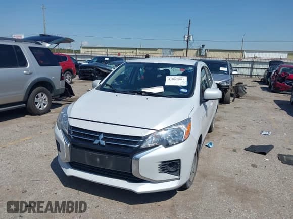 ✅ 2023 Mitsubishi Mirage ES • VIN: ML32FUFJ3PHF01688 • Lot: 41865801. Listed on IAAI with 23,395 mi. Free auction sales archive from the USA and detailed vehicle history report at DreamBid. Image 17.