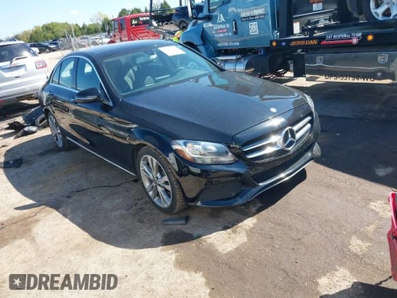✅ 2017 Mercedes-Benz C 300 • VIN: 55SWF4JB8HU218327 • Lot: 43277723. Listed on IAAI with 111,857 mi. Free auction sales archive from the USA and detailed vehicle history report at DreamBid. Image 1.
