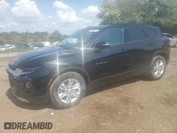 2019 Chevrolet Blazer with VIN 3GNKBGRS7KS569964, listed as a Copart auction lot 72549194 with 44,207 mi miles and Salvage title. Bid and sale history available at DreamBid. Image 1.