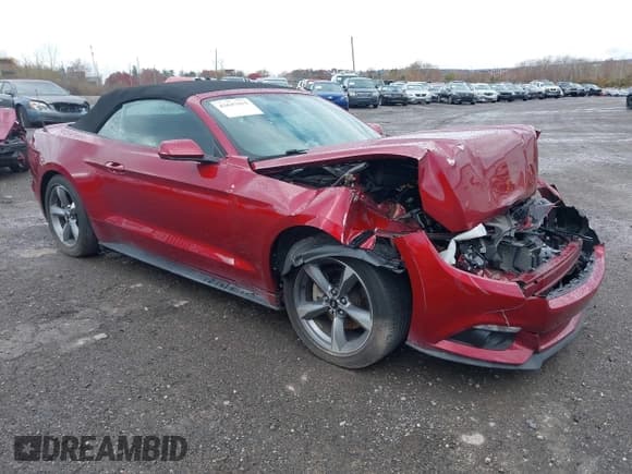 ✅ 2016 Ford Mustang V6 • VIN: 1FATP8EM0G5325804 • Лот: 43647615. Опубликован ранее на IAAI с пробегом Не указан. Бесплатный доступ к архиву аукционных продаж из США и подробный отчёт об истории автомобиля на DreamBid. Изображение 1.