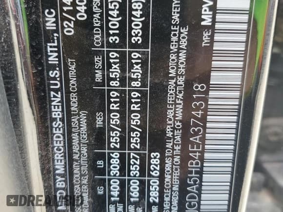 ✅ 2014 Mercedes-Benz M 350 • VIN: 4JGDA5HB4EA374318 • Lot: 57130685. Wystawiony na Copart z przebiegiem 111 111 mil. Bezpłatny archiwum sprzedaży aukcyjnych z USA i szczegółowy raport historii pojazdu na DreamBid. Zdjęcie 13.