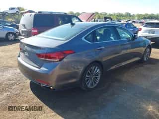 2015 Hyundai Genesis 3.8L with VIN KMHGN4JEXFU022795, listed as a IAAI auction lot 43170791 with 128,649 mi miles and . Bid and sale history available at DreamBid. Image 4.