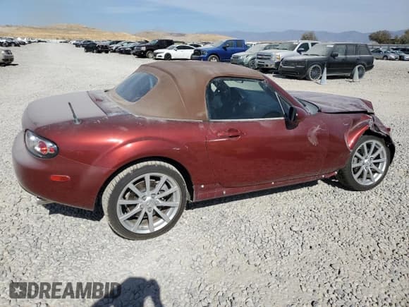 ✅ 2008 Mazda MX-5 Miata Grand Touring • VIN: JM1NC25F180141015 • Lot: 75513084. Listed on Copart with 39,387 mi. Free auction sales archive from the USA and detailed vehicle history report at DreamBid. Image 3.