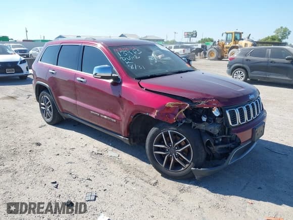 ✅ 2020 Jeep Grand Cherokee Limited • VIN: 1C4RJEBGXLC295154 • Лот: 43416751. Опубликован ранее на IAAI с пробегом 137 718 миль. Бесплатный доступ к архиву аукционных продаж из США и подробный отчёт об истории автомобиля на DreamBid. Изображение 6.