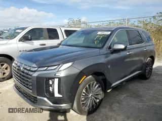 2023 Hyundai Palisade Calligraphy с VIN KM8R74GE5PU520494, выставлен на аукционе Copart как лот 74880124 с пробегом 25 581 миль миль и На запчасти • Non repairable. История ставок и продаж доступна на DreamBid. Изображение 1.