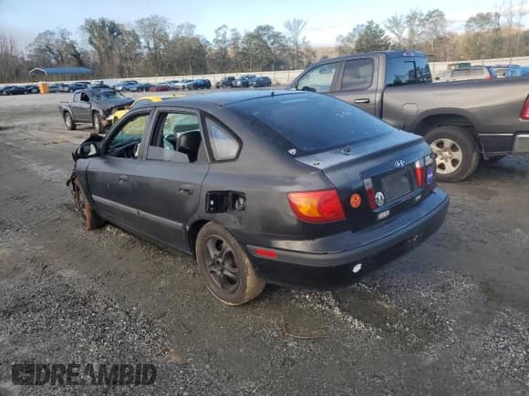 2002 Hyundai Elantra GT z VIN KMHDN55D92U046610, wystawiony jako Copart lot #80125494 z przebiegiem Nie podano mil oraz Szkoda całkowita • Salvage title. Historia ofert i sprzedaży dostępna na DreamBid. Obrazek 2.