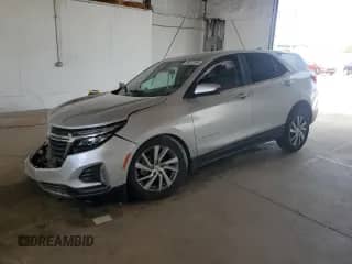2022 Chevrolet Equinox LT with VIN 3GNAXKEV2NL270607, listed as a Copart auction lot 68251595 with Not provided miles and Salvage title. Bid and sale history available at DreamBid. Image 1.