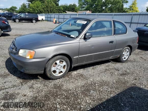 2001 Hyundai Accent GS with VIN KMHCG35C91U131429, listed as a Copart auction lot 65850374 with 46,282 mi miles and Clean title. Bid and sale history available at DreamBid. Image 1.