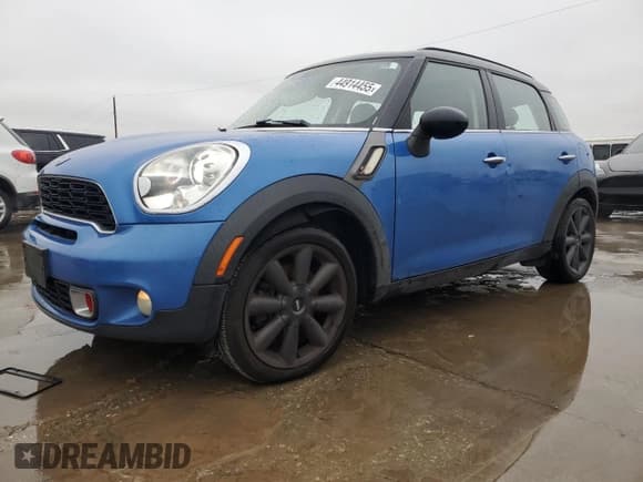 ✅ 2013 MINI Countryman S • VIN: WMWZC3C57DWM28249 • Lot: 44914455. Listed on Copart with 114,318 mi. Free auction sales archive from the USA and detailed vehicle history report at DreamBid. Image 1.