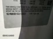 ✅ 2016 Chevrolet Volt Premier • VIN: 1G1RD6S51GU130257 • Lot: 76538544. Wystawiony na Copart z przebiegiem 35 214 mil. Bezpłatny archiwum sprzedaży aukcyjnych z USA i szczegółowy raport historii pojazdu na DreamBid. Zdjęcie 12.