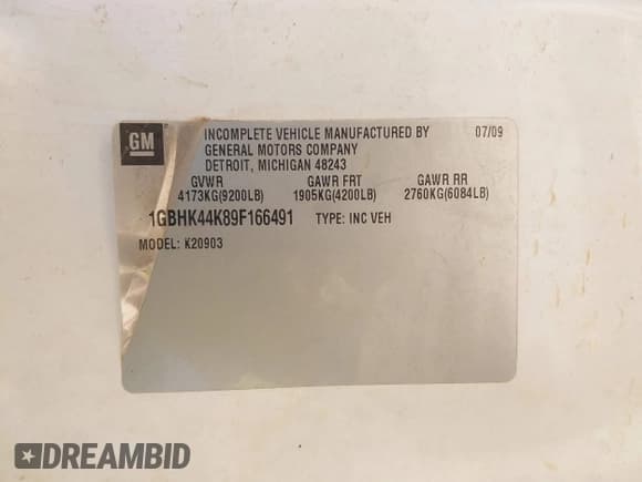 ✅ 2009 Chevrolet Silverado 2500HD • VIN: 1GBHK44K89F166491 • Лот: 42422554. Опубликован ранее на IAAI с пробегом 338 576 миль. Бесплатный доступ к архиву аукционных продаж из США и подробный отчёт об истории автомобиля на DreamBid. Изображение 9.