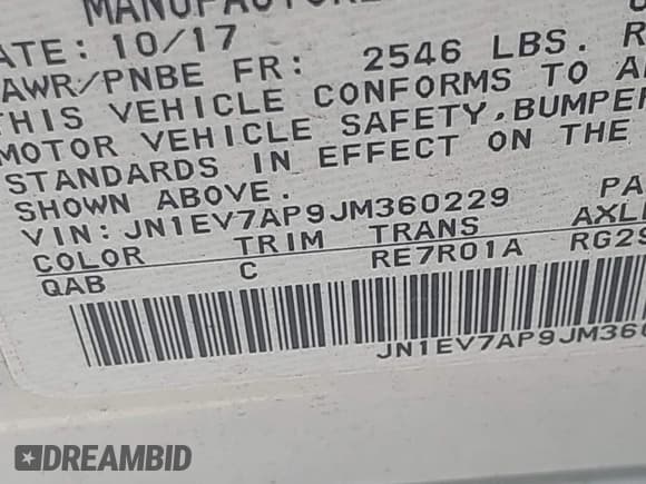 ✅ 2018 Infiniti Q50 Luxe • VIN: JN1EV7AP9JM360229 • Lot: 43688827. Wystawiony na IAAI z przebiegiem 120 145 mil. Bezpłatny archiwum sprzedaży aukcyjnych z USA i szczegółowy raport historii pojazdu na DreamBid. Zdjęcie 9.