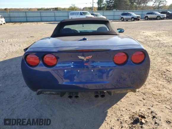 2005 Chevrolet Corvette with VIN 1G1YY34U755124957, listed as a Copart auction lot 80892744 with Not provided miles and Salvage title. Bid and sale history available at DreamBid. Image 6.