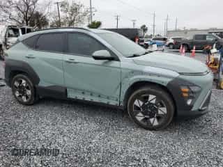 2024 Hyundai Kona SEL with VIN KM8HB3AB9RU038648, listed as a Copart auction lot 87707695 with 8,597 mi miles and Salvage title. Bid and sale history available at DreamBid. Image 4.