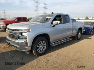 2019 Chevrolet Silverado 1500 LT with VIN 1GCRYDEK2KZ302275, listed as a Copart auction lot 80577075 with 54,135 mi miles and Salvage title. Bid and sale history available at DreamBid. Image 1.
