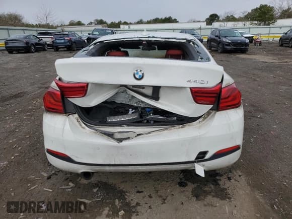 ✅ 2018 BMW 4 Series 440i • VIN: WBA4J5C50JBF07540 • Lot: 54160685. Wystawiony na Copart z przebiegiem Nie podano. Bezpłatny archiwum sprzedaży aukcyjnych z USA i szczegółowy raport historii pojazdu na DreamBid. Zdjęcie 6.