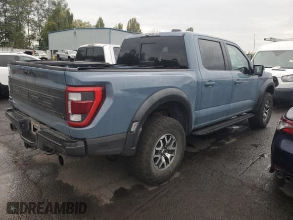 ✅ 2023 Ford F-150 Raptor • VIN: 1FTFW1RG9PFA56069 • Lot: 80902685. Listed on Copart with 27,598 mi. Free auction sales archive from the USA and detailed vehicle history report at DreamBid. Image 3.