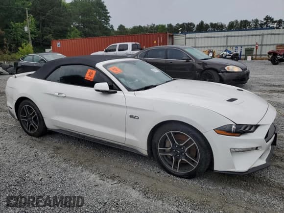 ✅ 2020 Ford Mustang GT Premium • VIN: 1FATP8FF0L5139559 • Lot: 58771295. Listed on Copart with 61,923 mi. Free auction sales archive from the USA and detailed vehicle history report at DreamBid. Image 4.