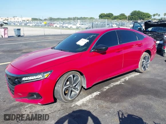 ✅ 2022 Honda Accord Sport • VIN: 1HGCV1F36NA039877 • Lot: 43562320. Wystawiony na IAAI z przebiegiem 60 273 mil. Bezpłatny archiwum sprzedaży aukcyjnych z USA i szczegółowy raport historii pojazdu na DreamBid. Zdjęcie 2.