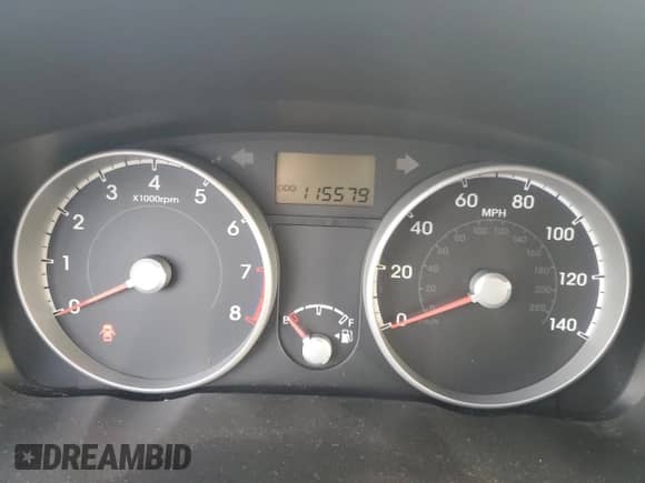 2010 Hyundai Accent GLS z VIN KMHCN4AC7AU430323, wystawiony jako Copart lot #79679514 z przebiegiem 115 579 mil mil oraz Szkoda całkowita • Salvage title. Historia ofert i sprzedaży dostępna na DreamBid. Obrazek 9.