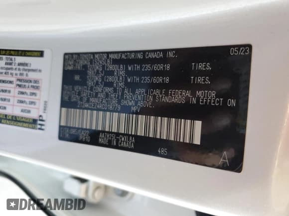 ✅ 2024 Lexus NX 350h • VIN: 2T2AKCEZ4RC018779 • Lot: 66926615. Wystawiony na Copart z przebiegiem 30 480 mil. Bezpłatny archiwum sprzedaży aukcyjnych z USA i szczegółowy raport historii pojazdu na DreamBid. Zdjęcie 14.