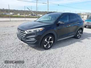 2017 Hyundai Tucson Sport with VIN KM8J3CA26HU355784, listed as a IAAI auction lot 43545974 with 106,884 mi miles and . Bid and sale history available at DreamBid. Image 2.
