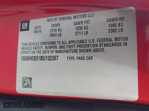✅ 2011 Cadillac DTS Premium Collection • VIN: 1G6KH5E61BU102367 • Lot: 43583241. Listed on IAAI with Not provided. Free auction sales archive from the USA and detailed vehicle history report at DreamBid. Image 9.