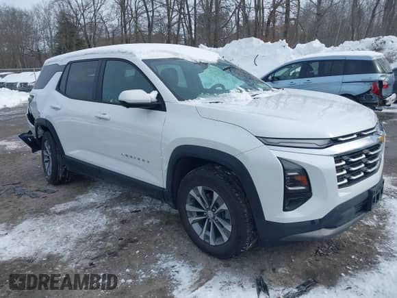 2025 Chevrolet Equinox AWD LT с VIN 3GNAXPEG5SL101319, выставлен на аукционе IAAI как лот 41412911 с пробегом 2 599 миль миль и . История ставок и продаж доступна на DreamBid. Изображение 1.