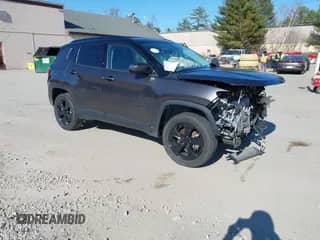 2021 Jeep Compass Latitude with VIN 3C4NJDBB1MT554391, listed as a IAAI auction lot 42039363 with 24,016 mi miles and . Bid and sale history available at DreamBid. Image 1.
