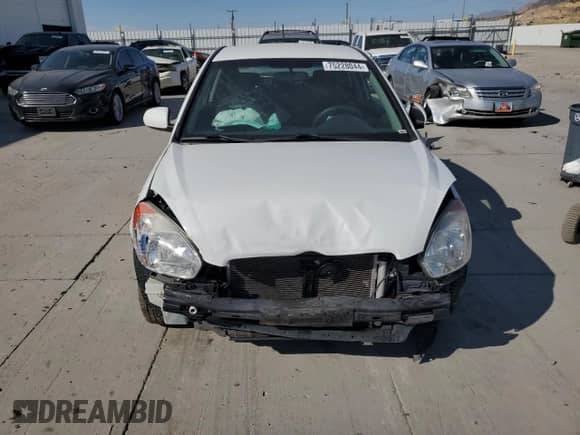 2010 Hyundai Accent GS with VIN KMHCM3AC2AU162746, listed as a Copart auction lot 75228044 with Not provided miles and Salvage title. Bid and sale history available at DreamBid. Image 5.