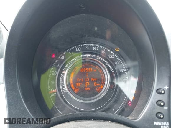 ✅ 2012 FIAT 500 Sport • VIN: 3C3CFFBR7CT366611 • Lot: 43313590. Wystawiony na IAAI z przebiegiem 122 535 mil. Bezpłatny archiwum sprzedaży aukcyjnych z USA i szczegółowy raport historii pojazdu na DreamBid. Zdjęcie 7.