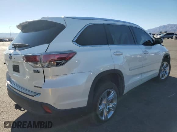 ✅ 2014 Toyota Highlander Limited • VIN: 5TDDCRFH6ES004844 • Лот: 69423125. Опубликован ранее на Copart с пробегом Не указан. Бесплатный доступ к архиву аукционных продаж из США и подробный отчёт об истории автомобиля на DreamBid. Изображение 3.