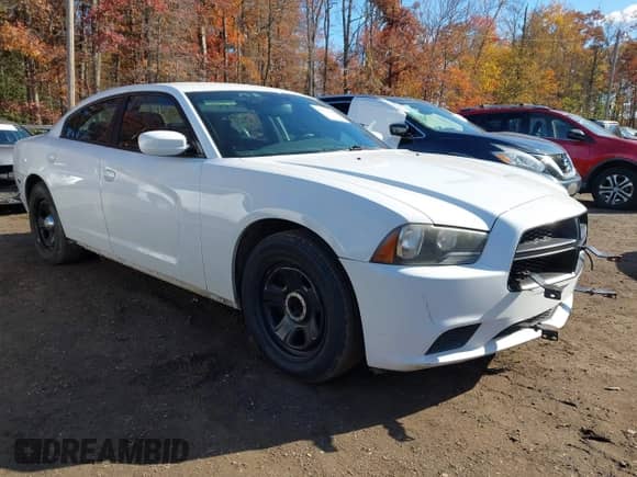 2014 Dodge Charger Police with VIN 2C3CDXAT3EH357912, listed as a IAAI auction lot 43579059 with 144,016 mi miles and . Bid and sale history available at DreamBid. Image 1.
